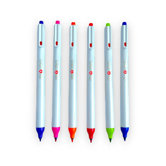 Plumones Tryme TryClick Gama Basicos C/6 Piezas