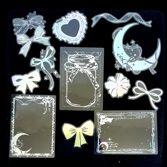 Stickers Dreams and Fantasies C/40 Piezas Holograma - Fiesta de moños