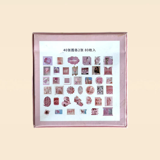 Stickers de Arroz Zaoma Roy Rosa C/80 Piezas