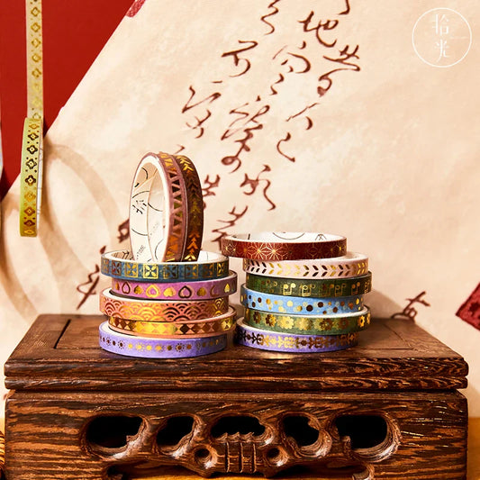 Washi Tape Bronzing 20 Rollos