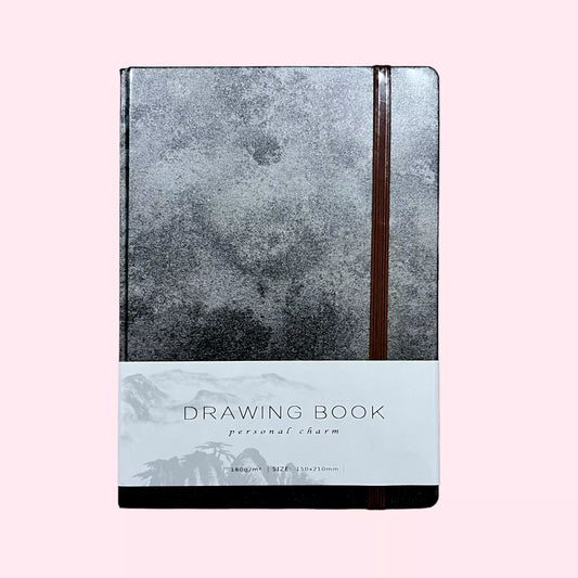 Libreta A5 Hoja Blanca Drawing Book Gris