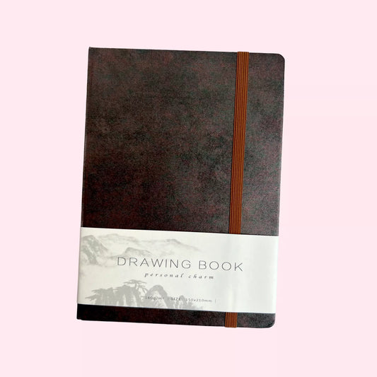 Libreta A5 Hoja Blanca Drawing Book Negro Tornasol