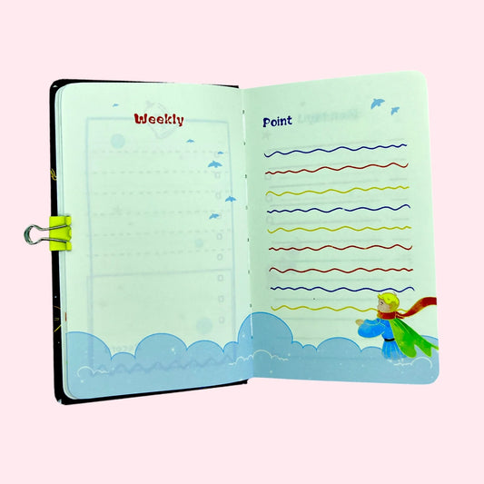 Mini Planner Día a Día Le Petit Prince Viaje a las Estrellas Sin Fecha