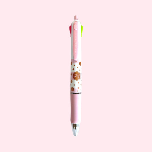Pluma M&G Loy 0.7 C/4 Colores Básicos Rosa