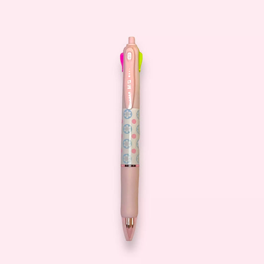 Pluma M&G Loy 0.7 C/4 Colores Básicos Rosa Flores