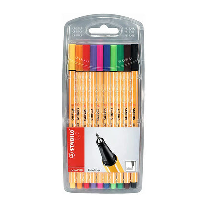 Rotulador Stabilo Point 88 Color Básico C/10 Piezas