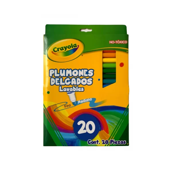 Plumon Crayola Super Tips C/20 Piezas