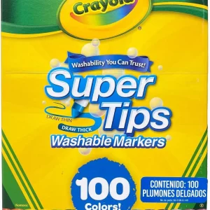 Plumon Crayola Super Tips C/100 Piezas