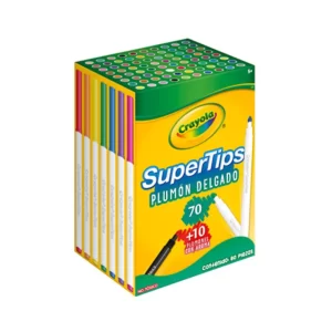 Marcadores Crayola Super Tips, rotuladores lavables, 10 unidades, —  Juguetería Gibernau